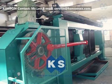 Linha de produção industrial máquina soldada malha de Gabion da torção largura 4300mm de 80 x de 100mm